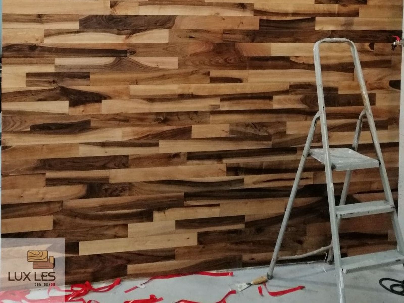 3D Wooden Wall Panels - Walnut 8/6 - Image 5