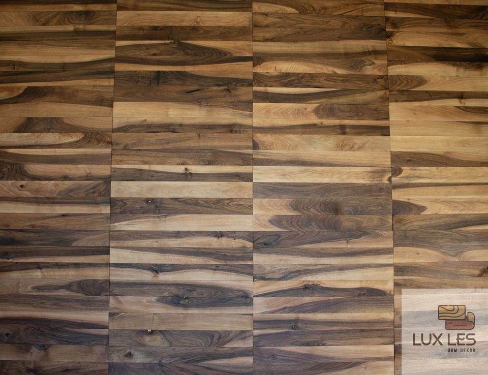 3D Wooden Wall Panels - Walnut 8/6 - Image 7