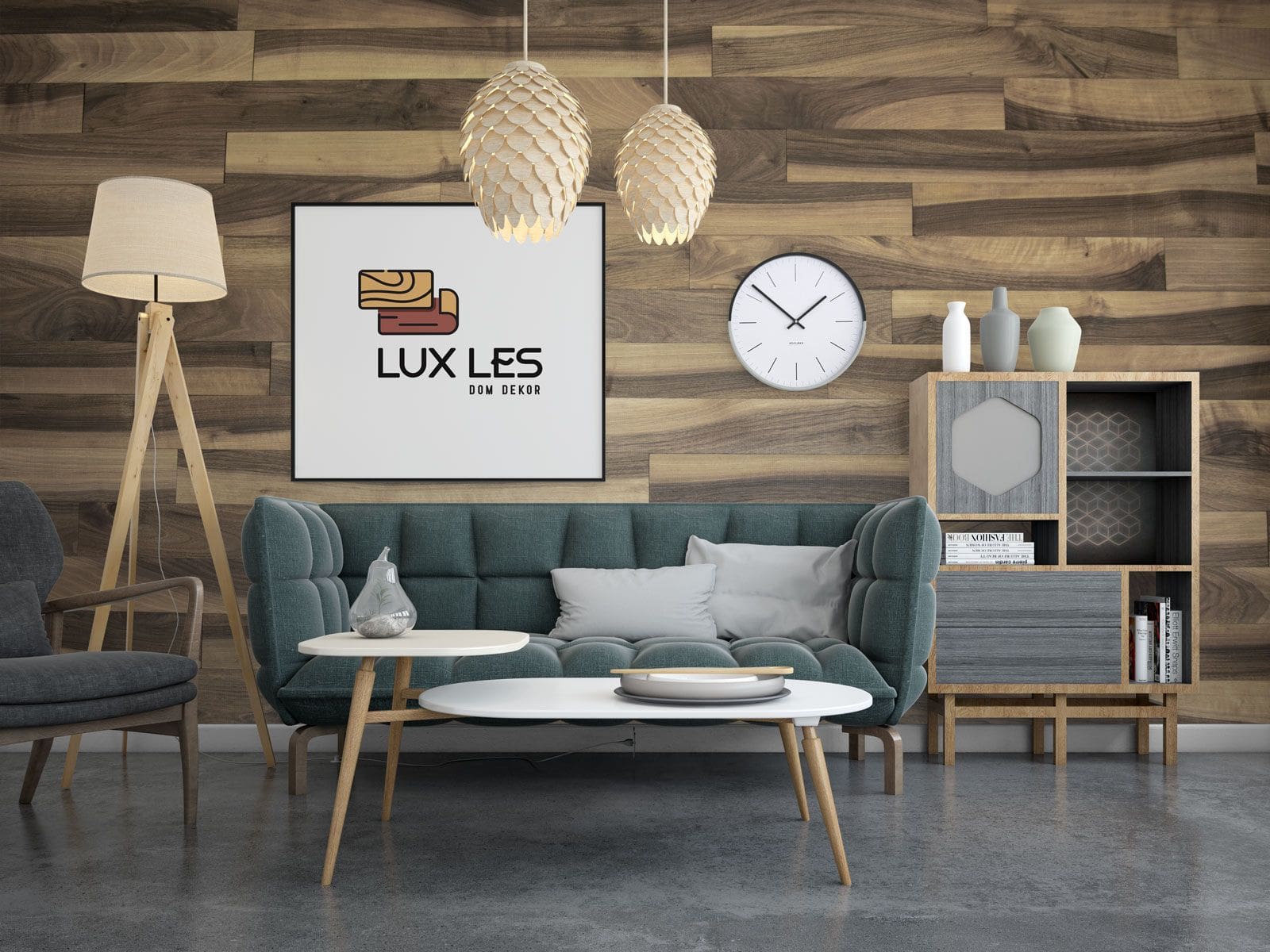 3D Wooden Wall Panels - Walnut 8/6