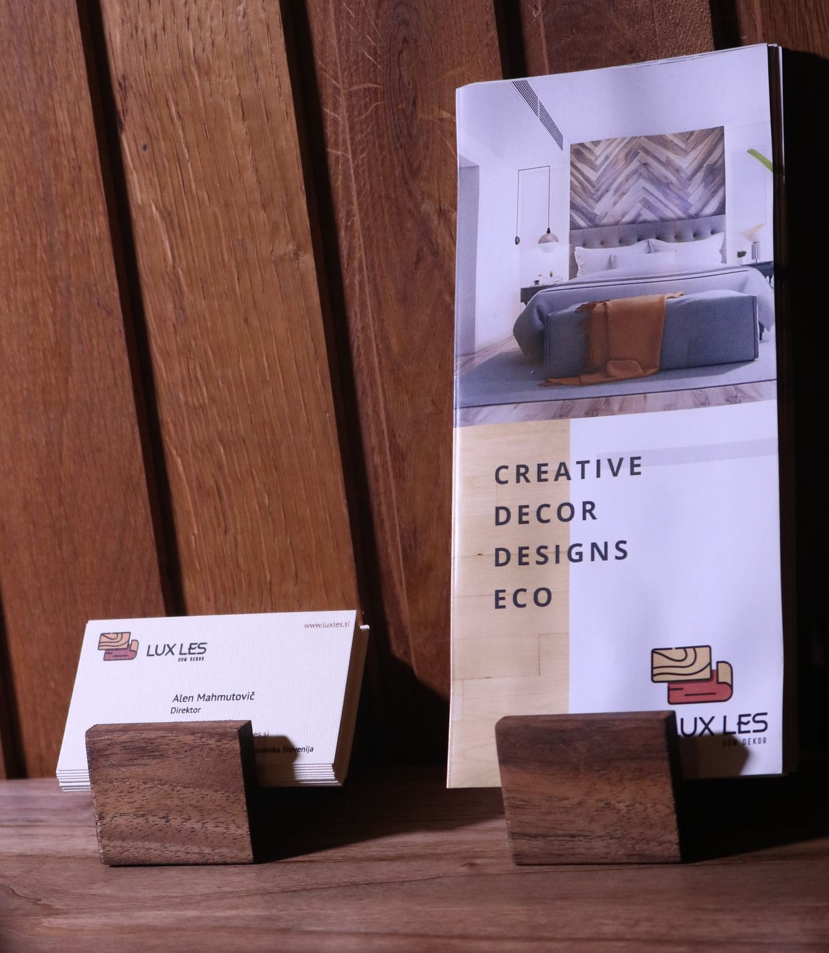 Wooden Business Desk Organizer - Image 6