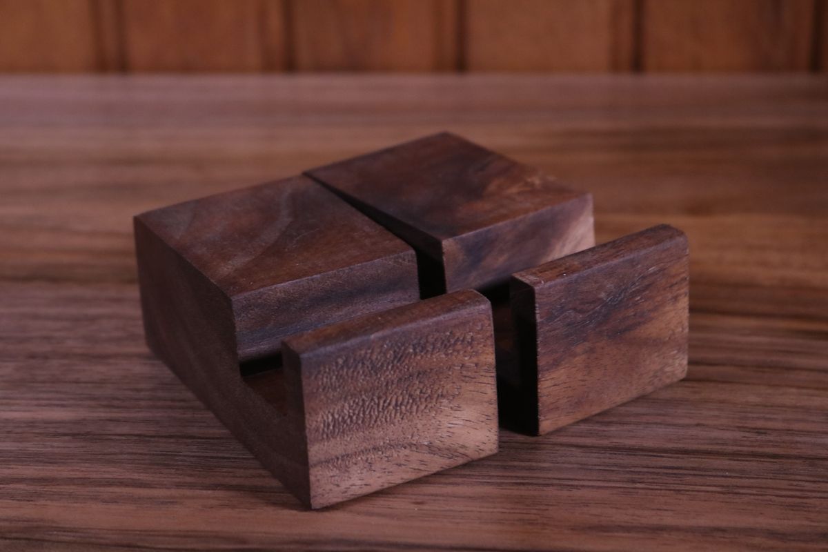 Wooden Business Desk Organizer - Image 3