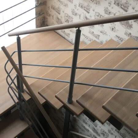 Custom wooden stairs