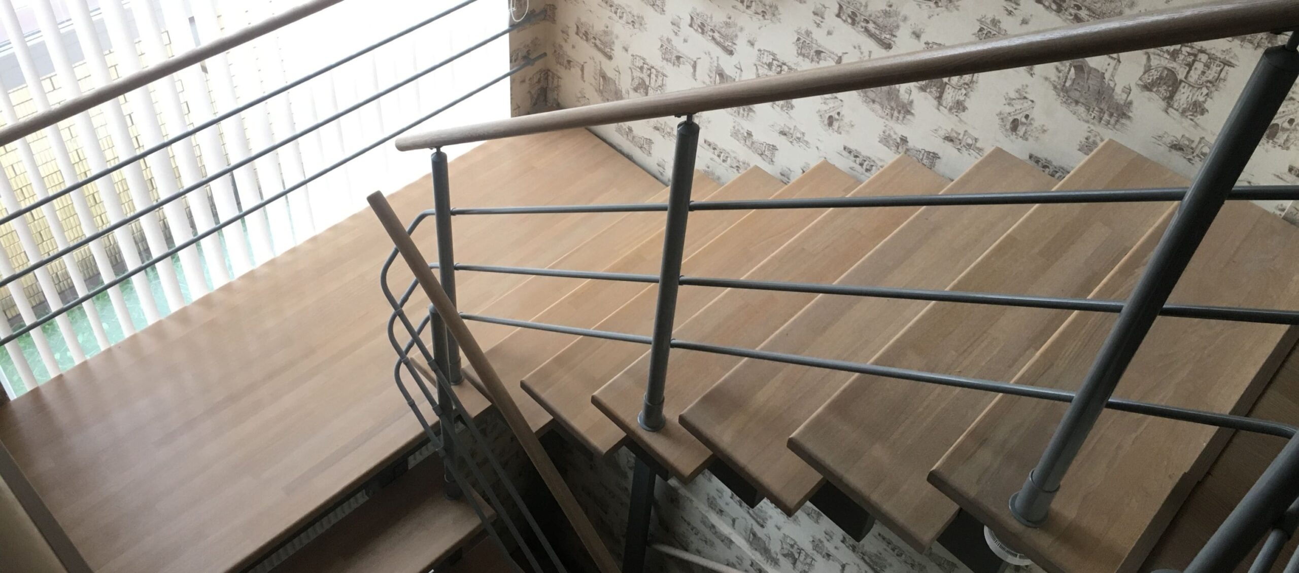 Custom wooden stairs